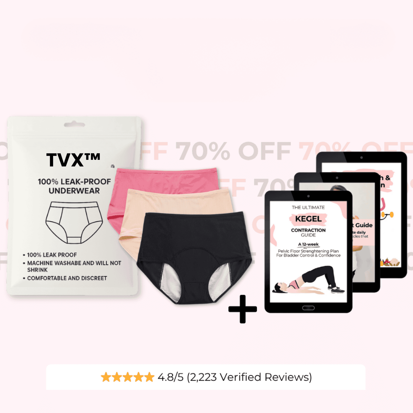 🔥Black Friday Sale 50% OFF🔥 TVX™ Leak-Proof Comfort Underwear