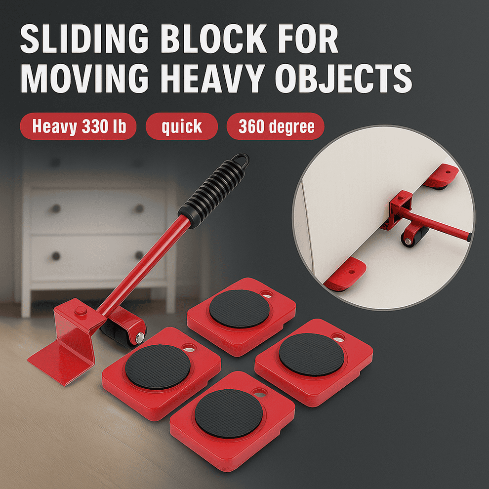 TVX™ EasyGlide 360° Furniture Lifter & Mover