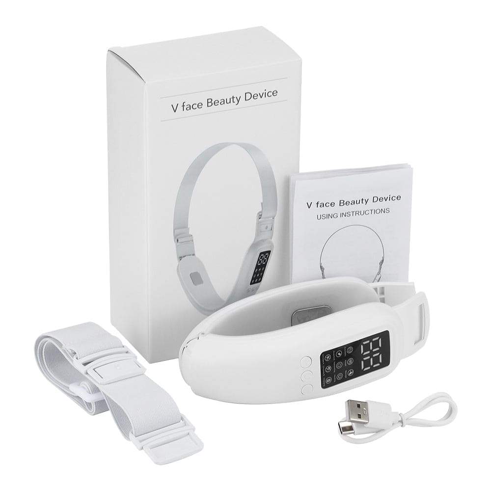 TechVixa™ Cteart V-Face Sculptor – EMS & LED Facial Lifting Belt
