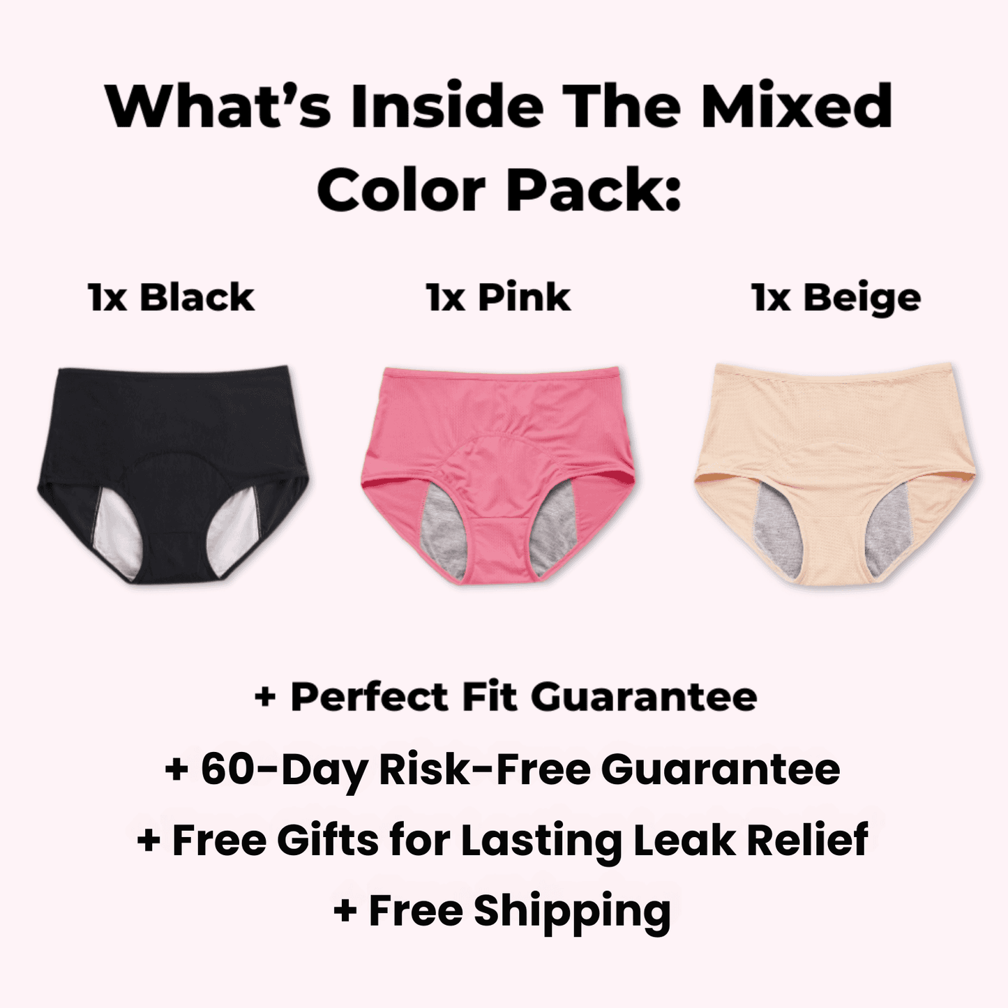 🔥Black Friday Sale 50% OFF🔥 TVX™ Leak-Proof Comfort Underwear
